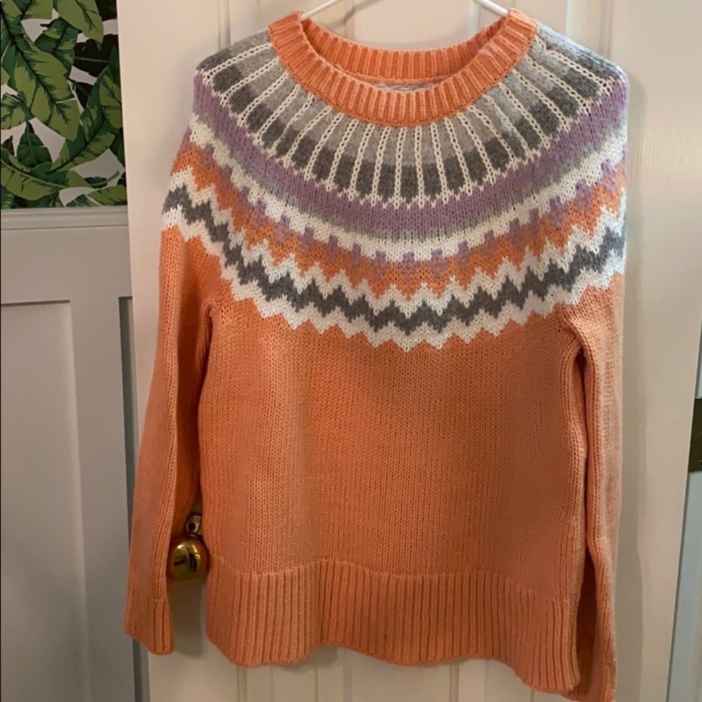 Loft fairisle sweater size Medium